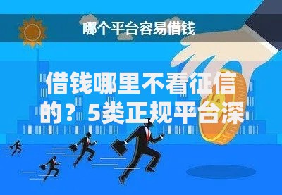 借钱哪里不看征信的?5类正规平台深度解析 借钱哪里不看征信的?5类正规平台深度解析