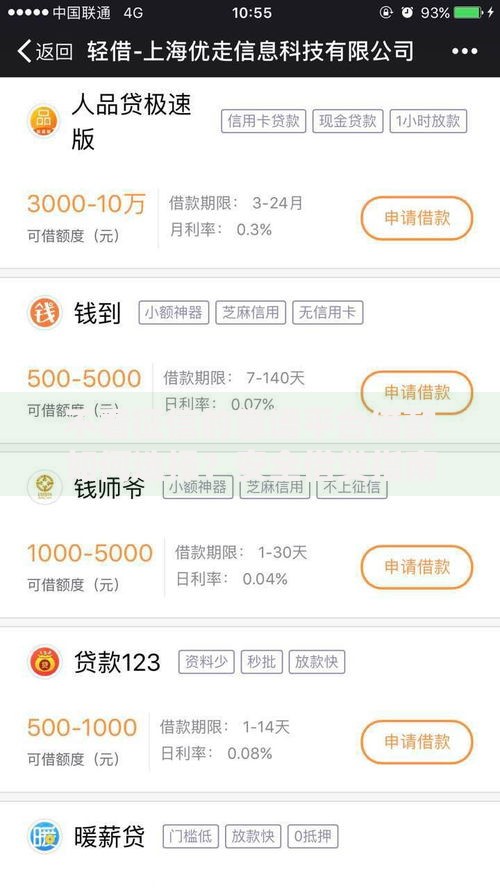 不看征信的靠谱平台借款如何选择？安全借贷指南