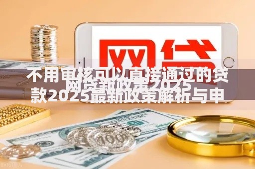 不用审核可以直接通过的贷款2025最新政策解析与申请指南