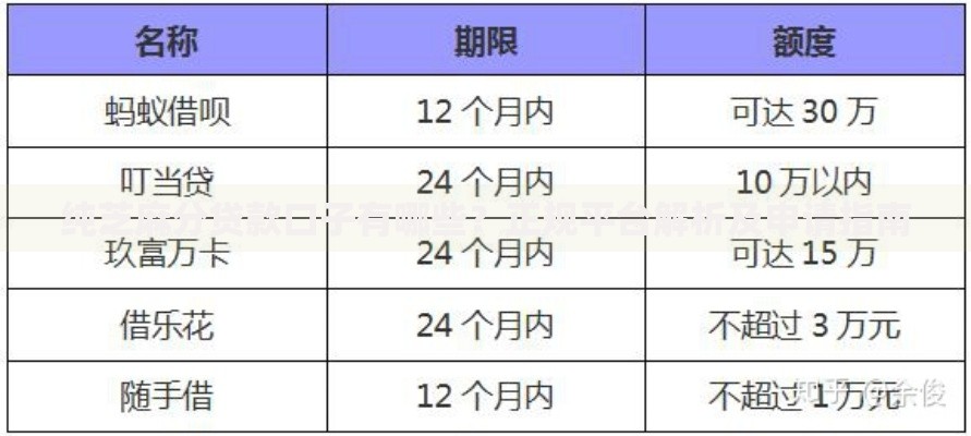 纯芝麻分贷款口子有哪些？正规平台解析及申请指南