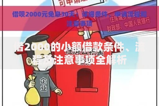 借2000的小额借款条件、流程及注意事项全解析