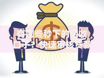 有哪些秒下的回收口子？快速审核贷款渠道解析