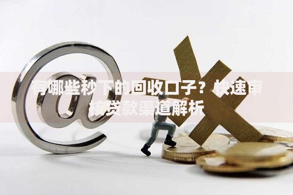 有哪些秒下的回收口子？快速审核贷款渠道解析