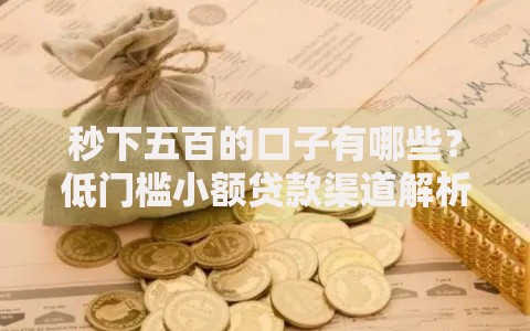 秒下五百的口子有哪些？低门槛小额贷款渠道解析