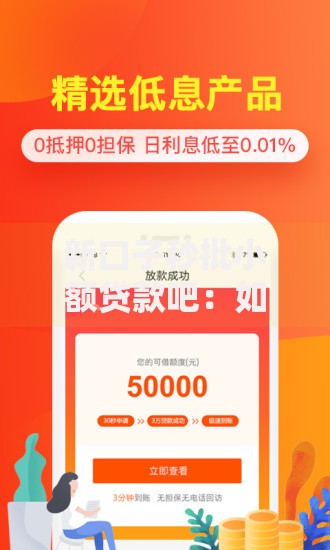 新口子秒批小额贷款吧：如何快速申请？哪家平台更靠谱？