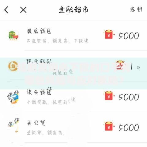 短期高炮必下款的口子有哪些风险与应对策略？