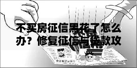 不买房征信黑花了怎么办?修复征信与贷款攻略 不买房征信黑花了怎么办?修复征信与贷款攻略