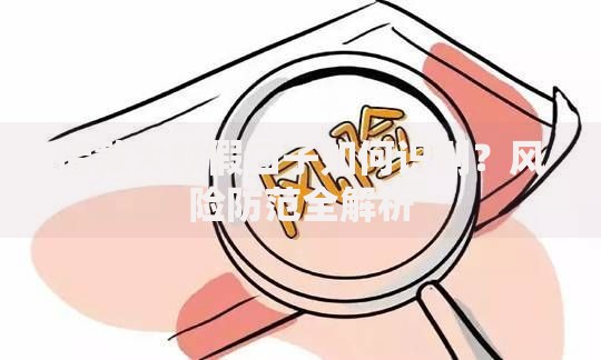 借款大额假口子如何识别？风险防范全解析