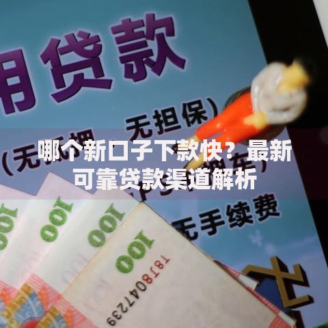 哪个新口子下款快？最新可靠贷款渠道解析