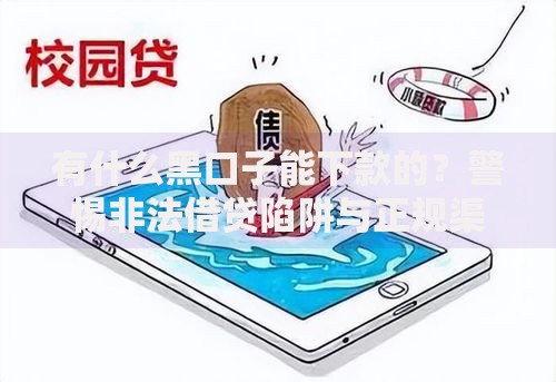 有什么黑口子能下款的？警惕非法借贷陷阱与正规渠道解析