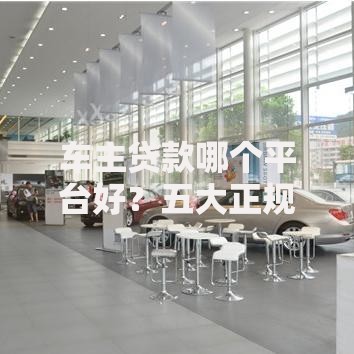 车主贷款哪个平台好？五大正规渠道深度解析