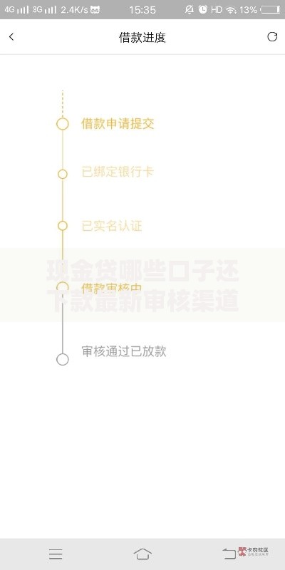 现金贷哪些口子还下款最新审核渠道解析