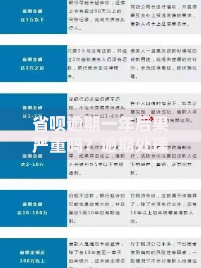 省呗逾期一年后果严重吗？逾期处理方案解析
