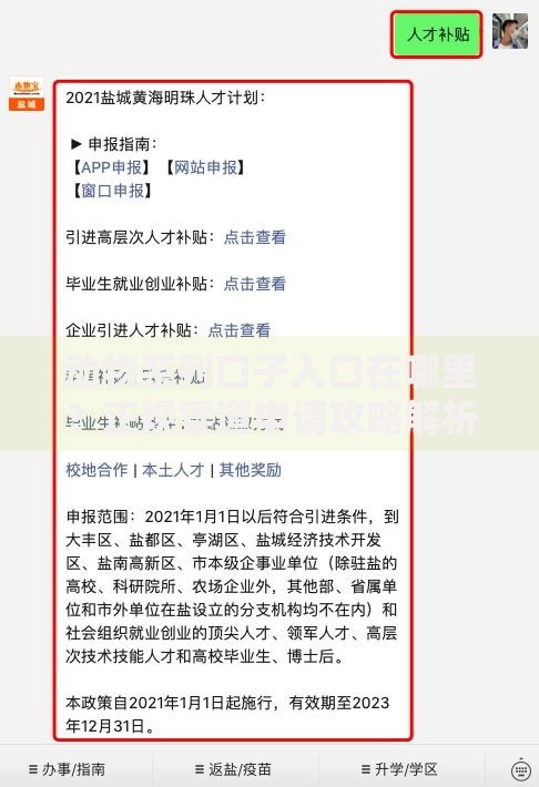 动物系列口子入口在哪里？正规渠道申请攻略解析