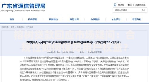 榕树贷款回应市场疑问：合规性如何保障用户权益？