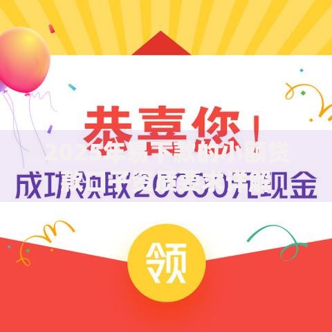 2025年易下款的小额贷款口子资质要求详解