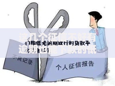 这几个征信不好有逾期也能下款的低门槛贷款解析