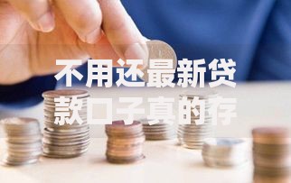 不用还最新贷款口子真的存在吗？深度解析风险与真相