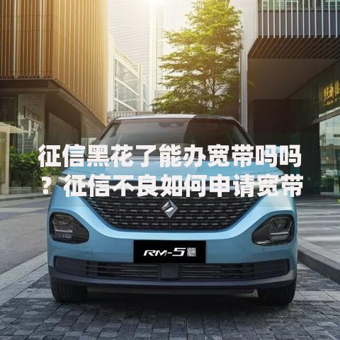 征信黑花了能办宽带吗吗？征信不良如何申请宽带服务