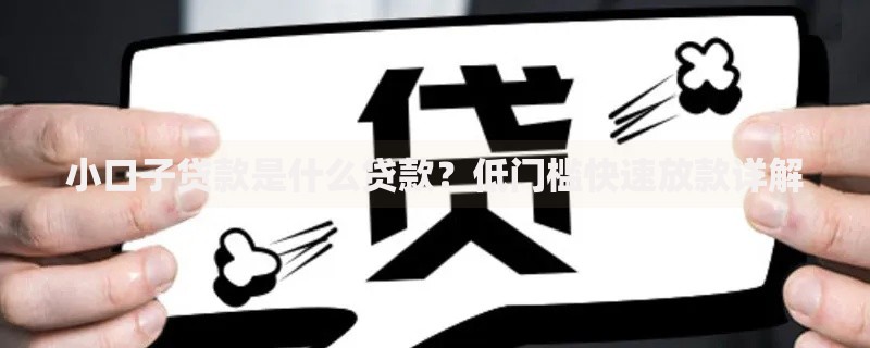 小口子贷款是什么贷款？低门槛快速放款详解