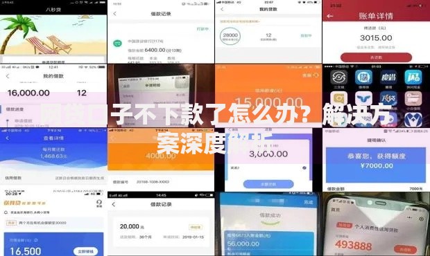 网贷口子不下款了怎么办?解决方案深度解析 网贷口子不下款了怎么办?解决方案深度解析