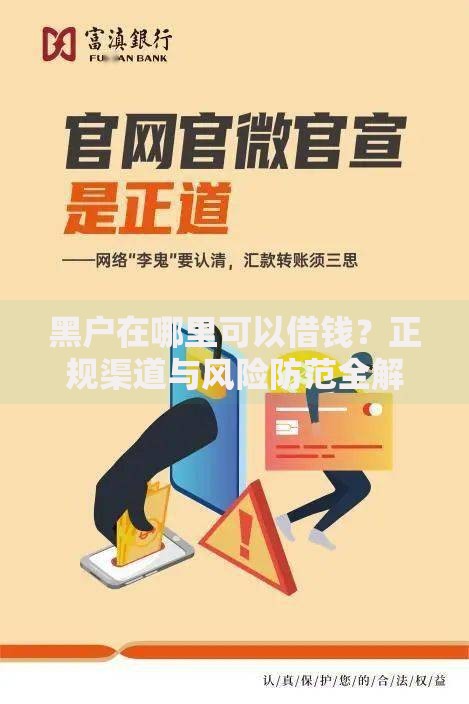 黑户在哪里可以借钱？正规渠道与风险防范全解析