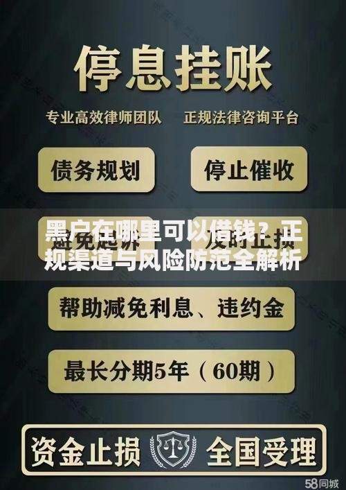 黑户在哪里可以借钱？正规渠道与风险防范全解析