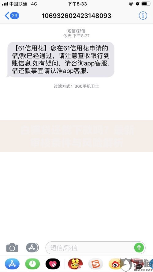 白猫贷还能下款吗？最新审核条件与风险解析