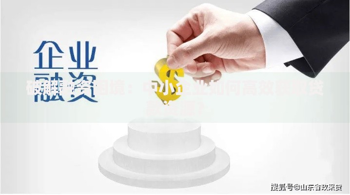 破解融资困境：中小企业如何高效获取贷款资源？
