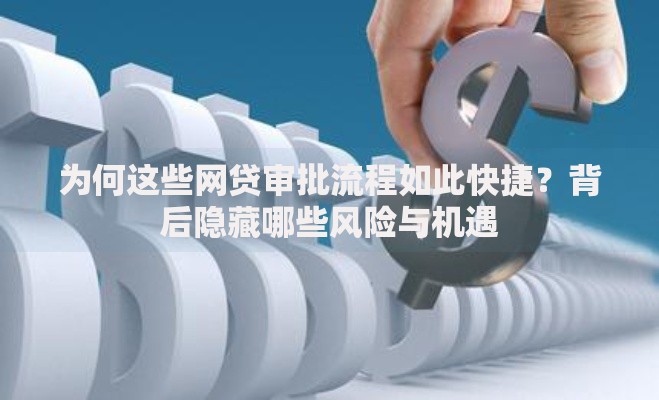 为何这些网贷审批流程如此快捷?背后隐藏哪些风险与机遇 为何这些网贷审批流程如此快捷?背后隐藏哪些风险与机遇