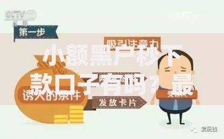 小额黑户秒下款口子有吗？最新低门槛借贷渠道解析