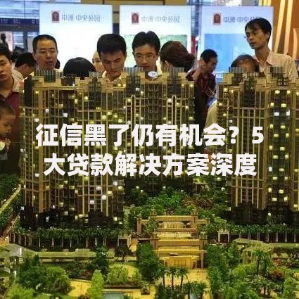 征信黑了仍有机会？5大贷款解决方案深度解析