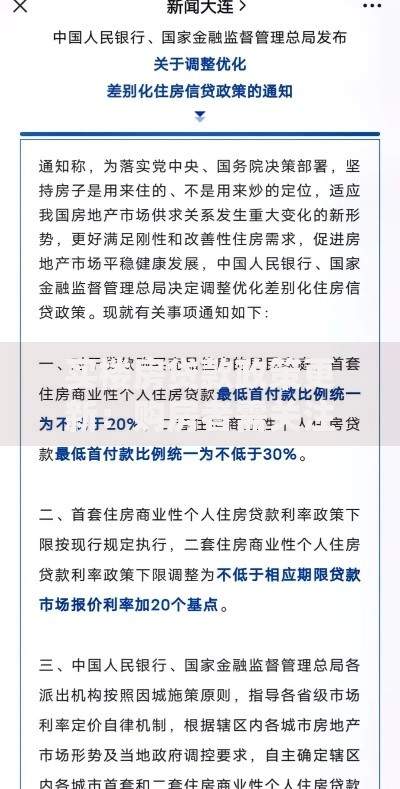 买楼房贷款政策更新：购房者需关注哪些调整？