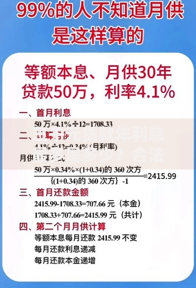 三千元贷款年利息最多是多少？合法利率上限解析