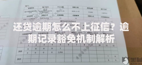 还贷逾期怎么不上征信？逾期记录豁免机制解析