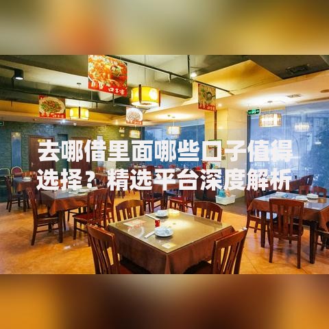 去哪借里面哪些口子值得选择？精选平台深度解析