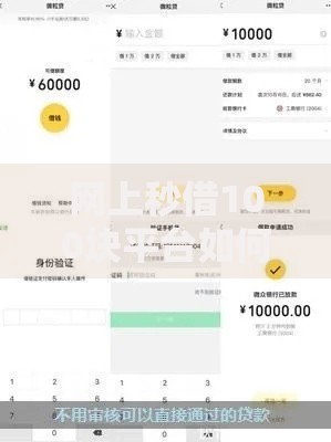 网上秒借100块平台如何快速到账？真实使用体验测评