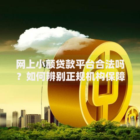 网上小额贷款平台合法吗？如何辨别正规机构保障资金安全