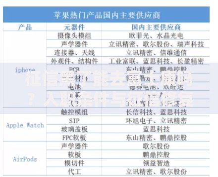 征信黑了能去富士康吗？入职条件与征信修复解析