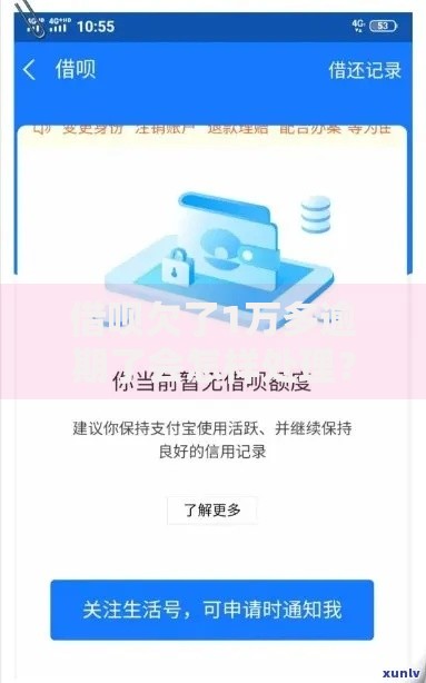 借呗欠了1万多逾期了会怎样处理？逾期后果与应对方案解析