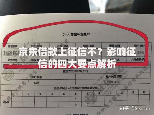 京东借款上征信不？影响征信的四大要点解析