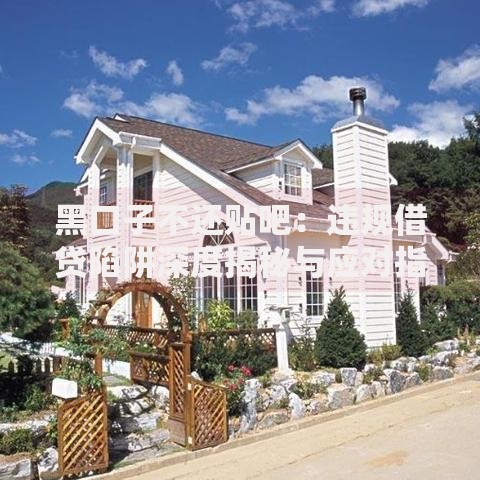 黑口子不还贴吧：违规借贷陷阱深度揭秘与应对指南