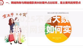 2025不看大数据的网贷如何实现精准风控？