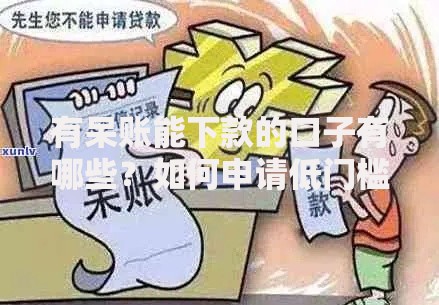 有呆账能下款的口子有哪些？如何申请低门槛贷款渠道