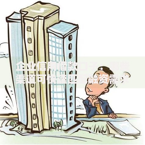 企业信用借款口子：哪些渠道可快速匹配融资需求？