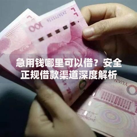 急用钱哪里可以借？安全正规借款渠道深度解析