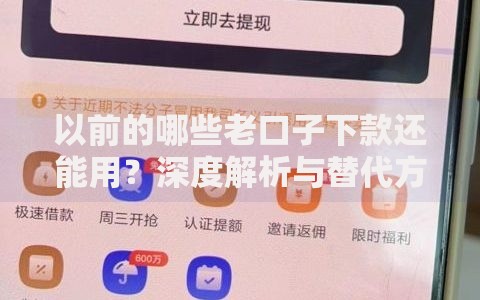 以前的哪些老口子下款还能用？深度解析与替代方案