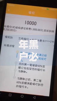 年黑户必下的口子有吗？解析信用不足也能成功申请的贷款渠道