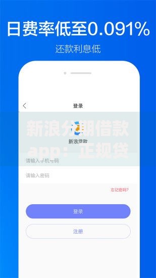 新浪分期借款app：正规贷款平台解析与使用指南