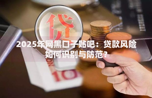 2025年网黑口子贴吧：贷款风险如何识别与防范？